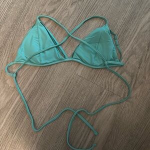 O’Neill turquoise swim suit top